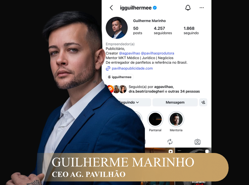 Guilherme Marinho, CEO Ag. Pavilhão